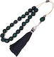 Handmade Scented Nutmeg Green 22 Beads Tassel