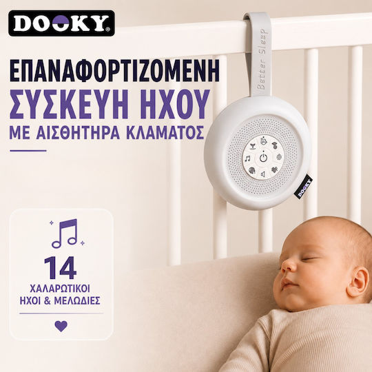 Dooky Jucărie pentru bebeluși cu senzor de plâns și sunete