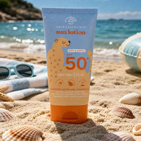 Swim Essentials SPF50+ Waterproof Kids Sunscreen Emulsion 150ml