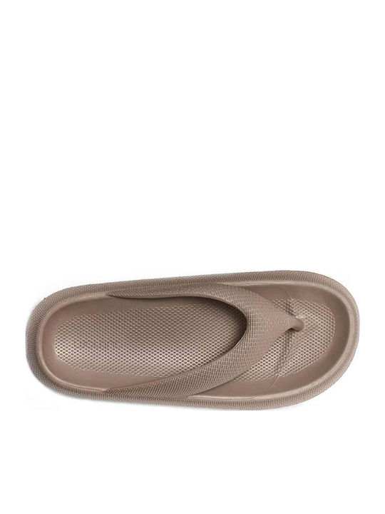 Men's Beige Flip Flops