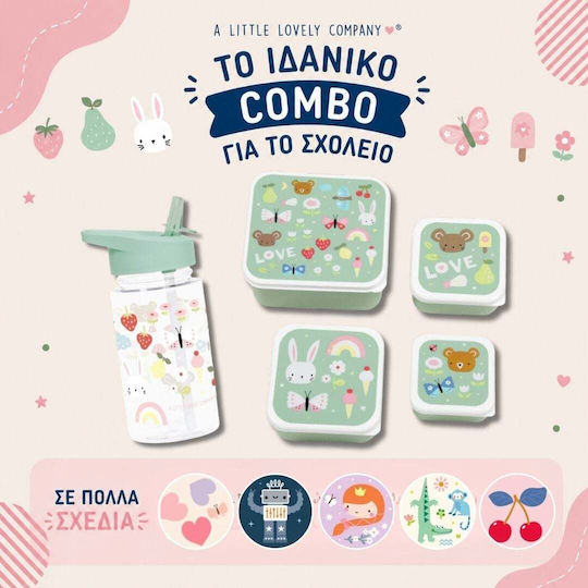 A Little Lovely Company Kids Water Bottle Plastic