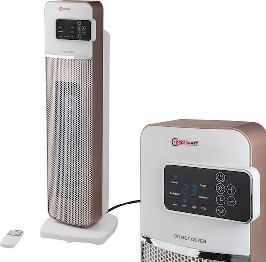 Forcekraft Ceramic Fan Heater General Use Floor Standing 2000W