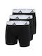 Herren Boxershorts Schwarz 3er Pack