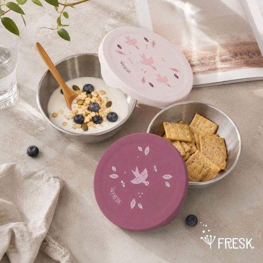 Fresk Kinder-Set aus Silikon Essenschüssel 2 Stück
