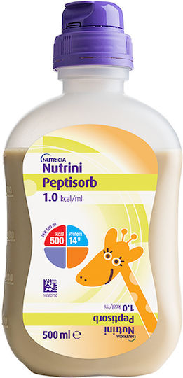 Nutricia Nutrini Peptisorb Complete Enteral Nutrition Solution Children 12x500ml