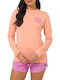 Salty Crew Women's Long Sleeve Sun Protection Shirt Orange