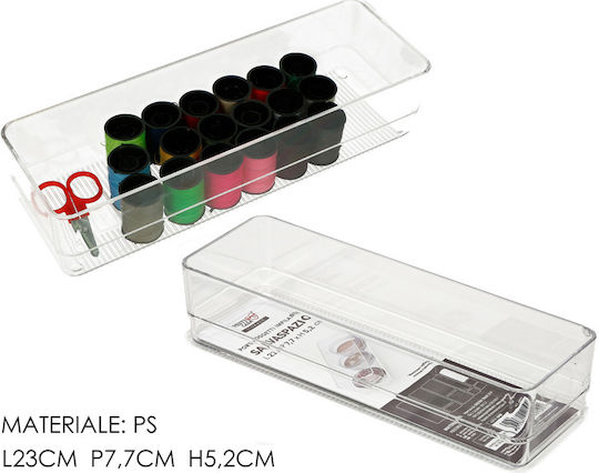 General Trade Plastic Storage Box with Lid 5.2x23x7.7cm