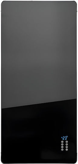 Convector Electric De Perete 800W Cu Termostat Electronic Negru