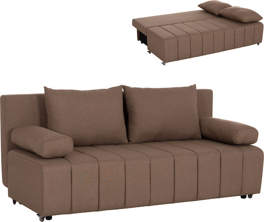 Kend Dreisitzer Sofa Bett mit Stauraum Offene Braune 188x85x82cm