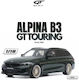 Model Mașină Alpina B3 GT Touring Verde 2025 Scara 1:18 GT Spirit GT549