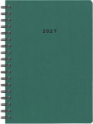 Next Класически Дневен Дневник 2027 Зелена Спир...