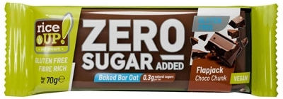 RiceUp Zero Sugar Флапджак Бар Флапджак Без добавена захар 70гр