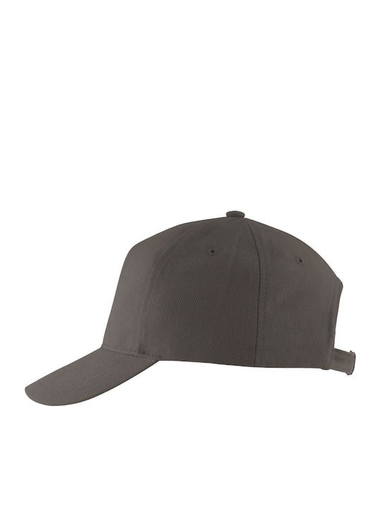 Five Panel Jockey Cap 00594 Sol's Long Beach Carbon Grey Five Panel Jockey Cap 00594 Sol's Long Beach Carbon Grey