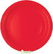 Red Paper Dinner Plates 25 Pieces