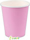 Pink Paper Glasses 25 Pieces