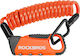 Rockbros Fahrradschloss Zusammenklappbar mit Kombination / mit Schlüssel Orange