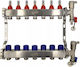 Goshe Inox Stainless Steel Manifold 7 Circuits