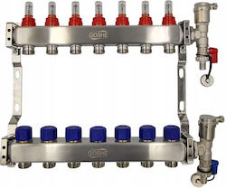 Stainless Steel Manifold Inox 9 Circuits Goshe