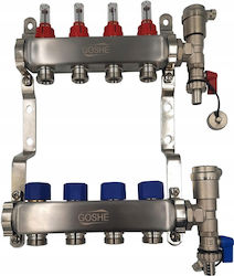 Stainless Steel Inox Manifold 3 Circuits Goshe