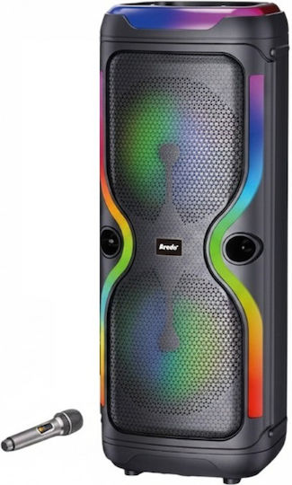 Karaoke Speaker with Wireless Microphone and Lighting Effects BTS-2147 721476 Black