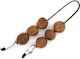 Kompologadiko Scented Begleri with 6 Brown Beads