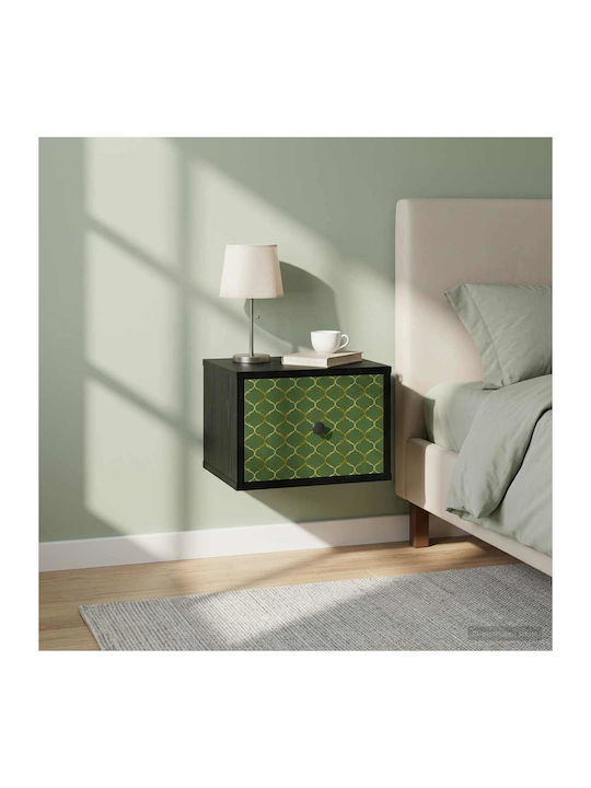 Wooden Black Bedside Table 36x33x25cm