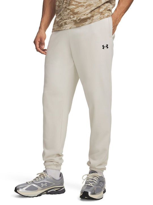 Under Armour Sweatpants with Elastic Ecru