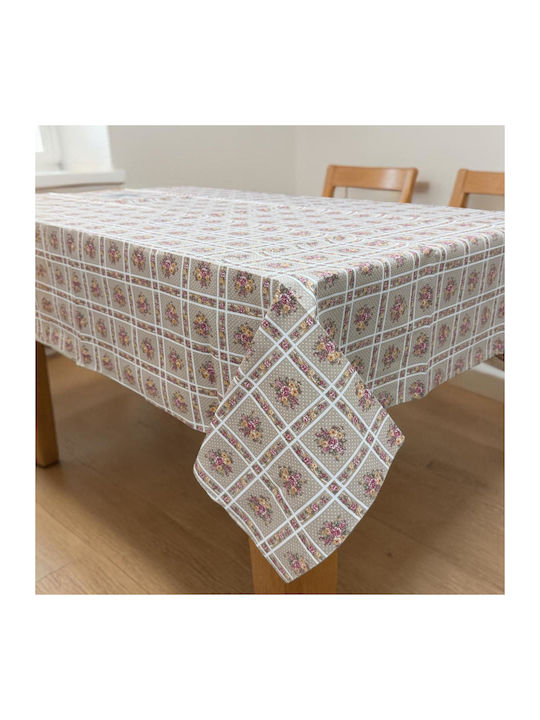 Linea Home Tablecloth N2605 Beige 140x140cm