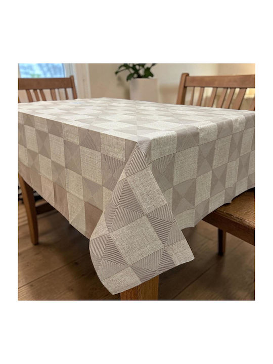 Linea Home Tischdecke N2604 Mokka 140x180cm
