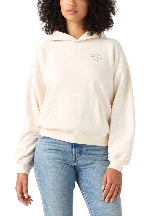 Levi's Vintage Sweatshirts & Hoodies Für Damen Creme Mit Kapuzen