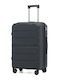 Sunshine Medium Travel Suitcase Grey Height 65cm
