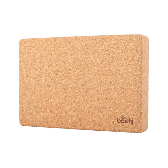 Bodhi Flat Yoga Block Cork