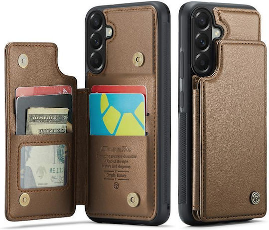 Caseme Портмоне Кожен / Изкуствена кожа Кафяв (Galaxy A37Nokia C22)