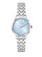Women's Watch 30mm Battery with Blue Stainless Steel Strap