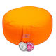 Meditation Cushion Made Organic Cotton Orange