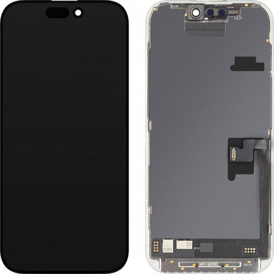 MP Οθόνη με Μηχανισμό Αφής για Apple Iphone 16 Pro (Μαύρο)