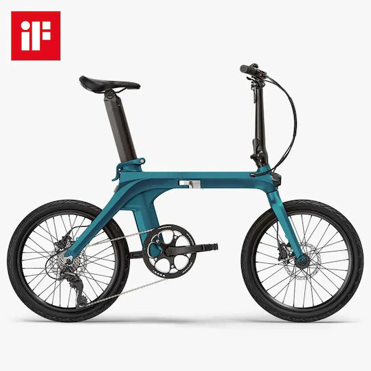 Fiido Fiido X 20" 2025 Albastru Pliabil Bicicletă Electrică de Oraș