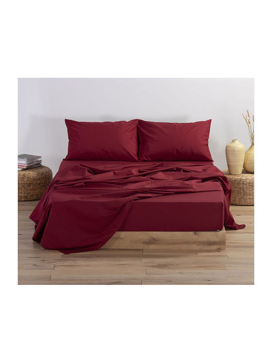 Nef-Nef Homeware Basic Σεντόνι Ημίδιπλο με Λάστ...