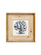 Canvas Painting Blue Coral 30x30x2