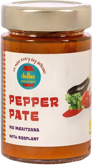 Red Pepper Eggplant Paste 190g Dellas Natural Foods