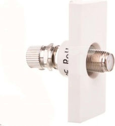 Touchme Modul 1/2 Sat Antennensteckdose Weiß Touchme Modul 1/2 Sat Antennensteckdose Weiß