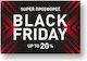 Стикер За Дисплей "b Friday" Червен Черен Квадрат
