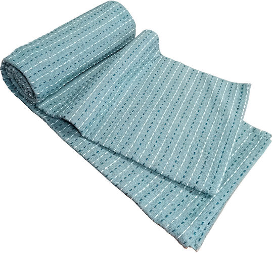 Epavlis Homeware Three-Seater Sofa Throw 180x280cm Petrol Blue