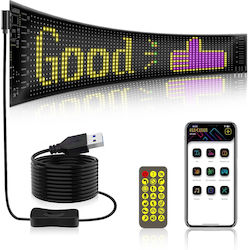 GloboStar Κυλιόμενη Πινακίδα LED Μονής Όψης Αδιάβροχη 64x16cm RGB GloboStar Κυλιόμενη Πινακίδα LED Μονής Όψης Αδιάβροχη 64x16cm RGB