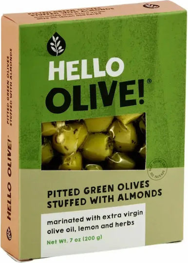 Hello Olive Зелени маслини с пълнеж 200гр