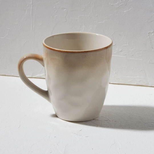 Estia Vignette Ceramic Brown Mug 400ml 6pcs