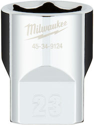 Milwaukee Καρυδάκι με Καρέ Υποδοχής 1/2" Διάμετρος 1/2" / 23
