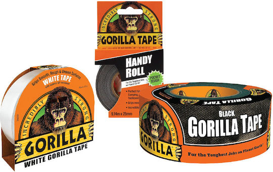 Gorilla Сребриста Самозалепваща Лента за Тъкани Сребриста 11mx48mm