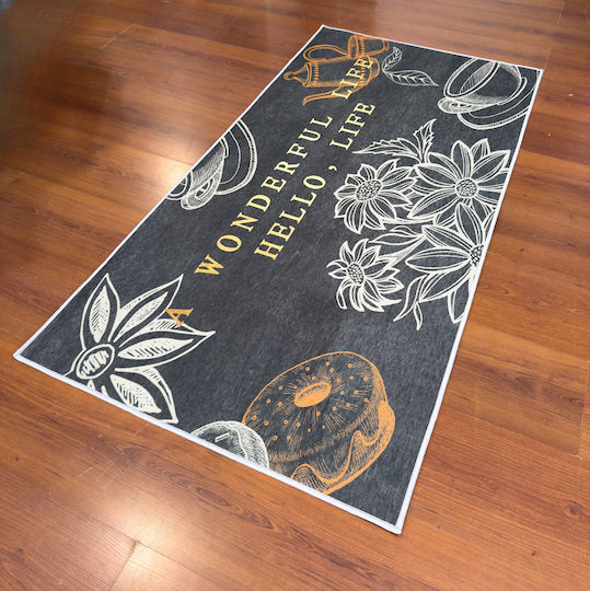 Epavlis Homeware Life Kitchen Runner Mat with Non-Slip Backing Non-Slip 70x140cm