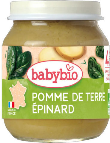 Babybio Meniu bebelusi de legume 130gr pentru 4+ luni